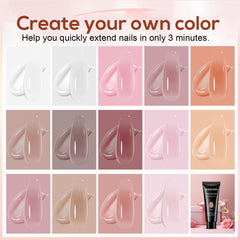 JEWHITENY base coat and top coat for durable, glossy finishes