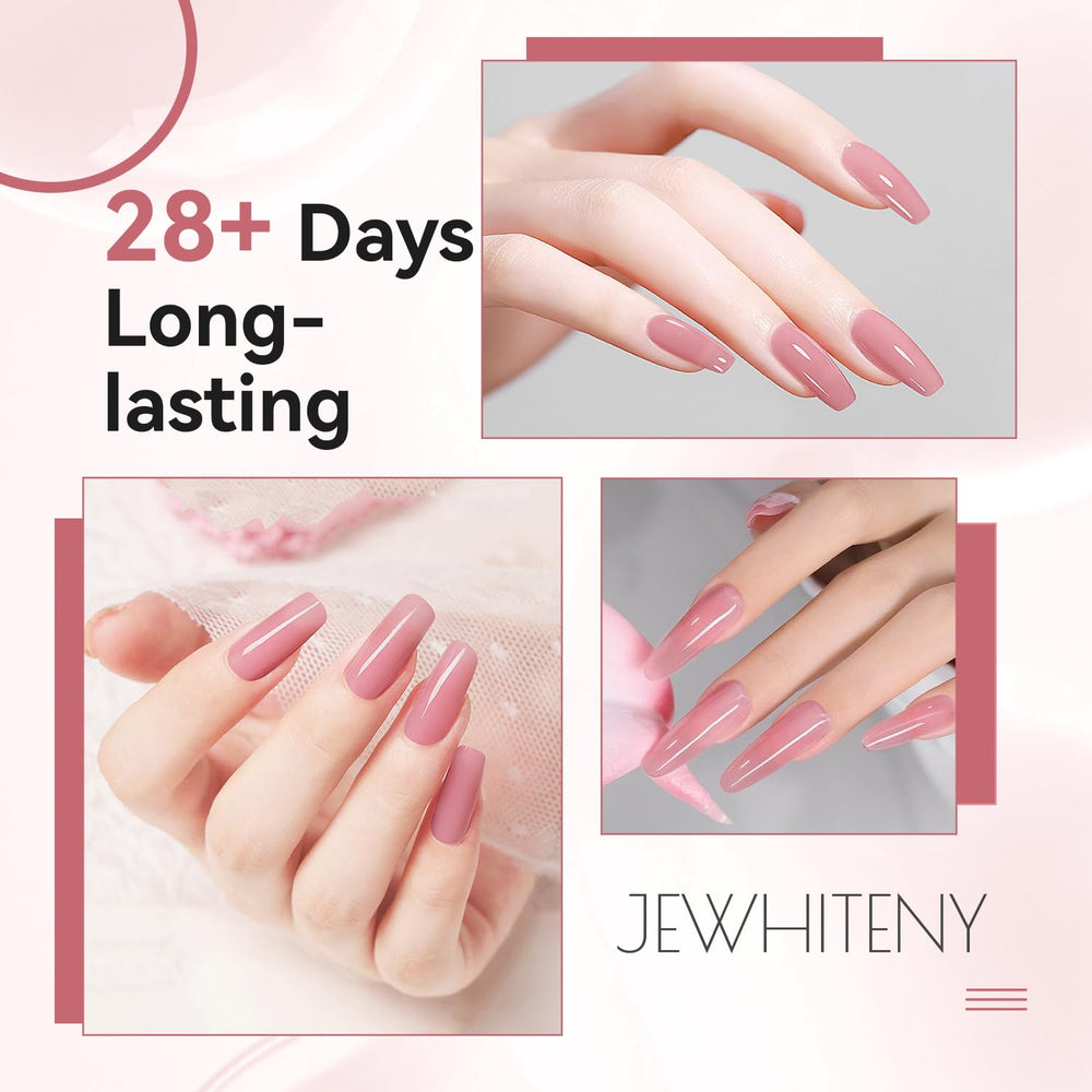 JEWHITENY beginner-friendly gel kit for easy manicures.