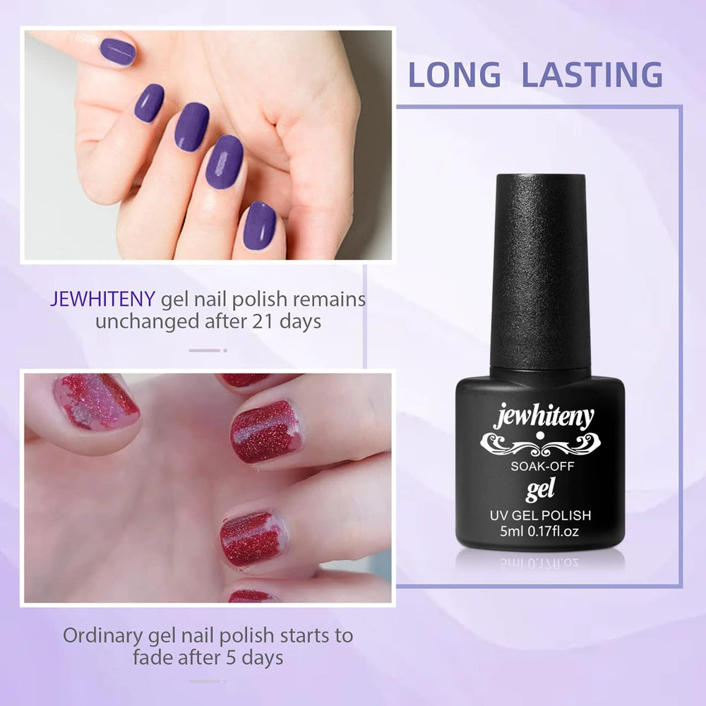 JEWHITENY kit enables DIY nail art at home with versatile colors.