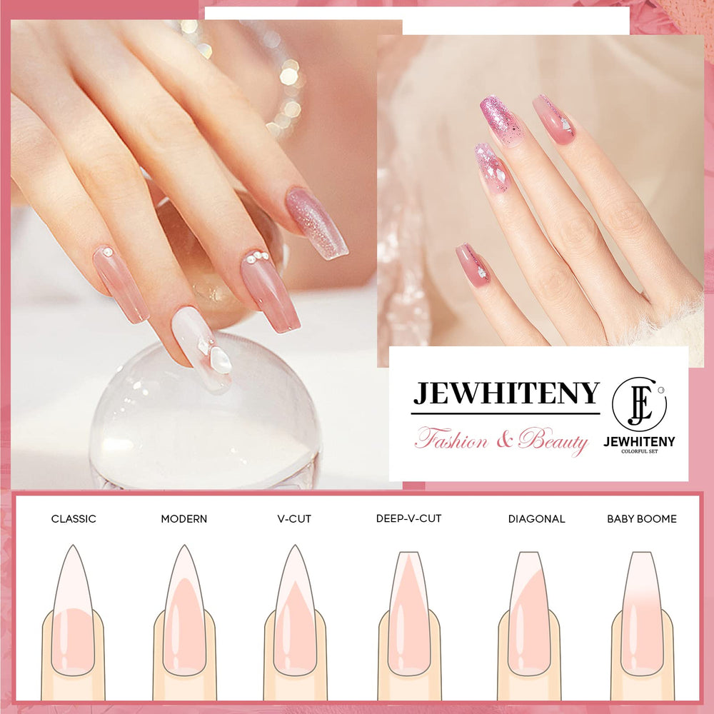 JEWHITENY LED lamp setup on a clean workspace for at-home nail design
