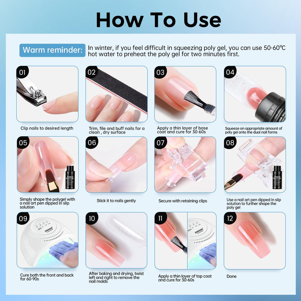 JEWHITENY nail cutter tool for clean trimming and prep