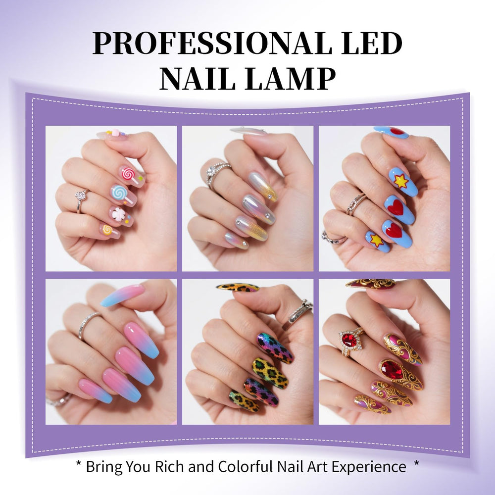 JEWHITENY Purple Fast UV Dryer 66-bead LED array delivers even curing