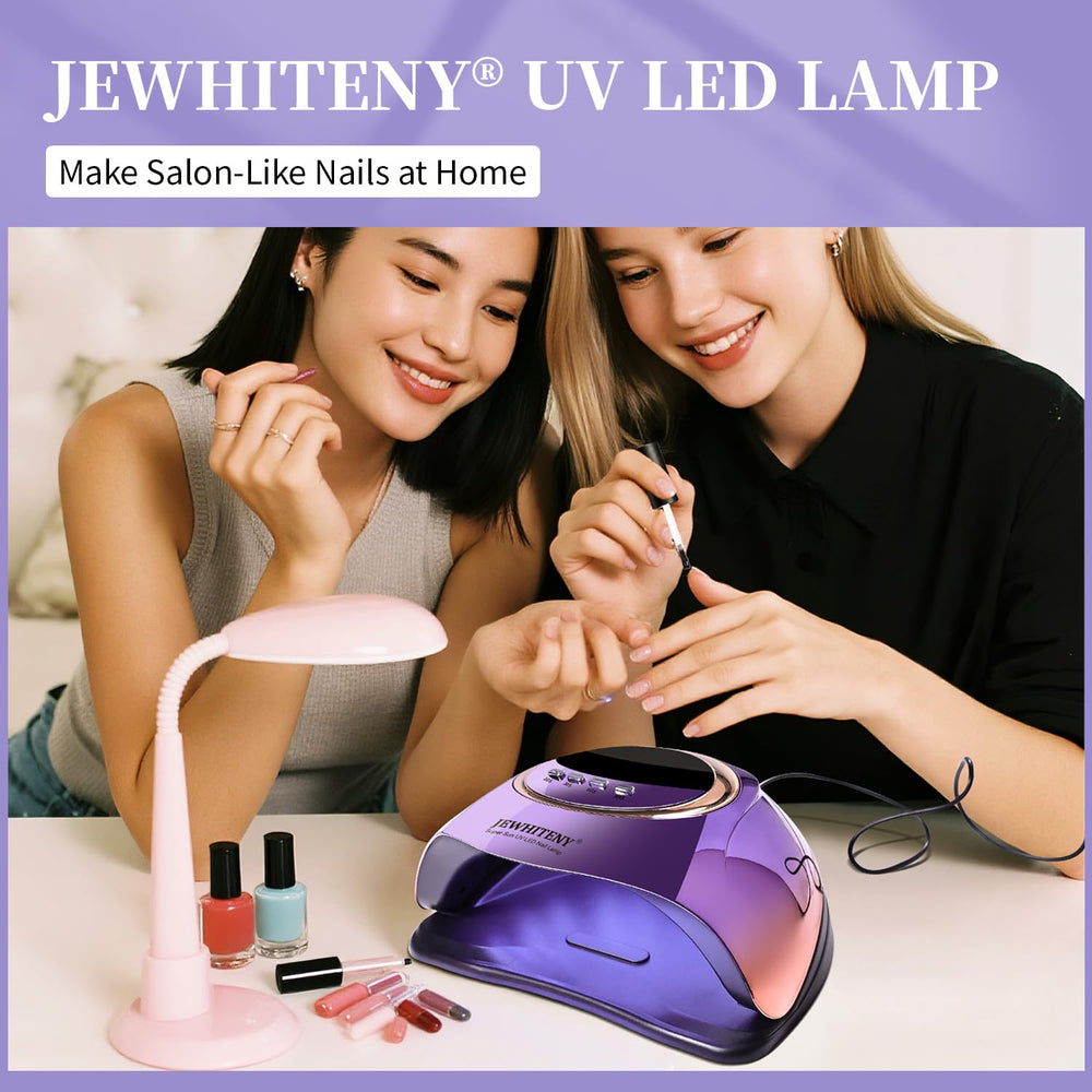 JEWHITENY Purple Fast UV Dryer stylish design enhances any workspace
