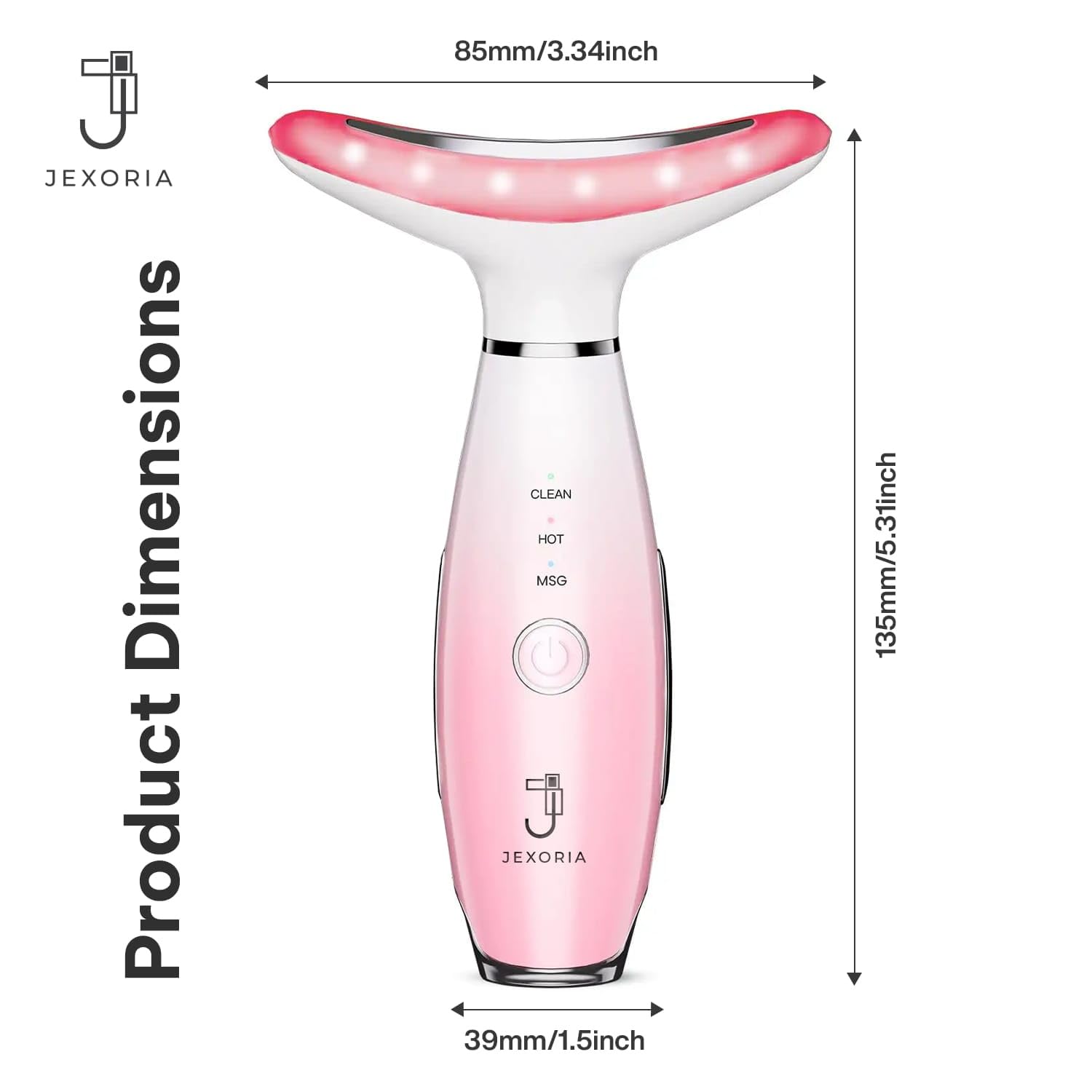 Jexoria portable travel-sized massager for on-the-go skincare