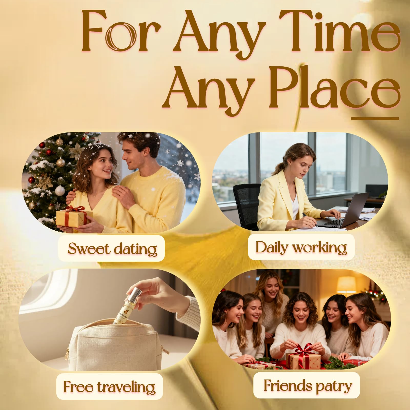 Jgppe Vanilla Perfume worn at work provides a soft, approachable fragrance.
