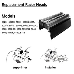 JIANCENGYU 52B head installed on Braun Series 5 demonstrates seamless replacement.