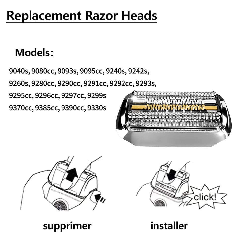 JIANCENGYU 92S compatible with Series 9 for versatile razor heads
