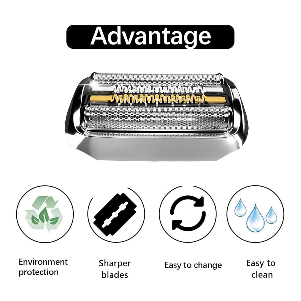 JIANCENGYU stainless steel mesh 92S head for a smooth, skin-friendly shave