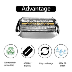JIANCENGYU stainless steel mesh 92S head for a smooth, skin-friendly shave