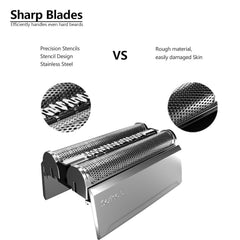 JIANCENGYU stainless steel mesh design for skin-friendly shaving