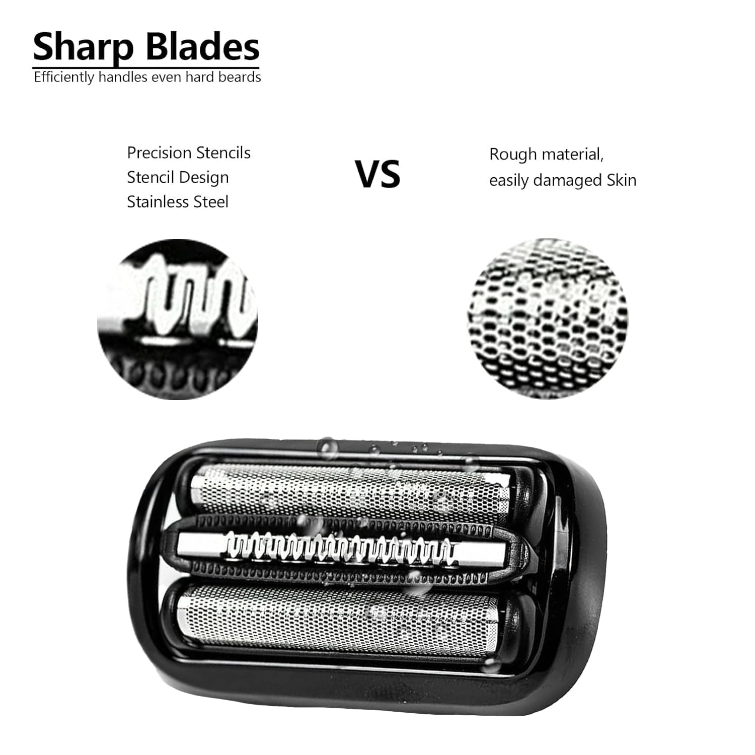 JIANCENGYU packaging for 53B replacement head compatible with Braun