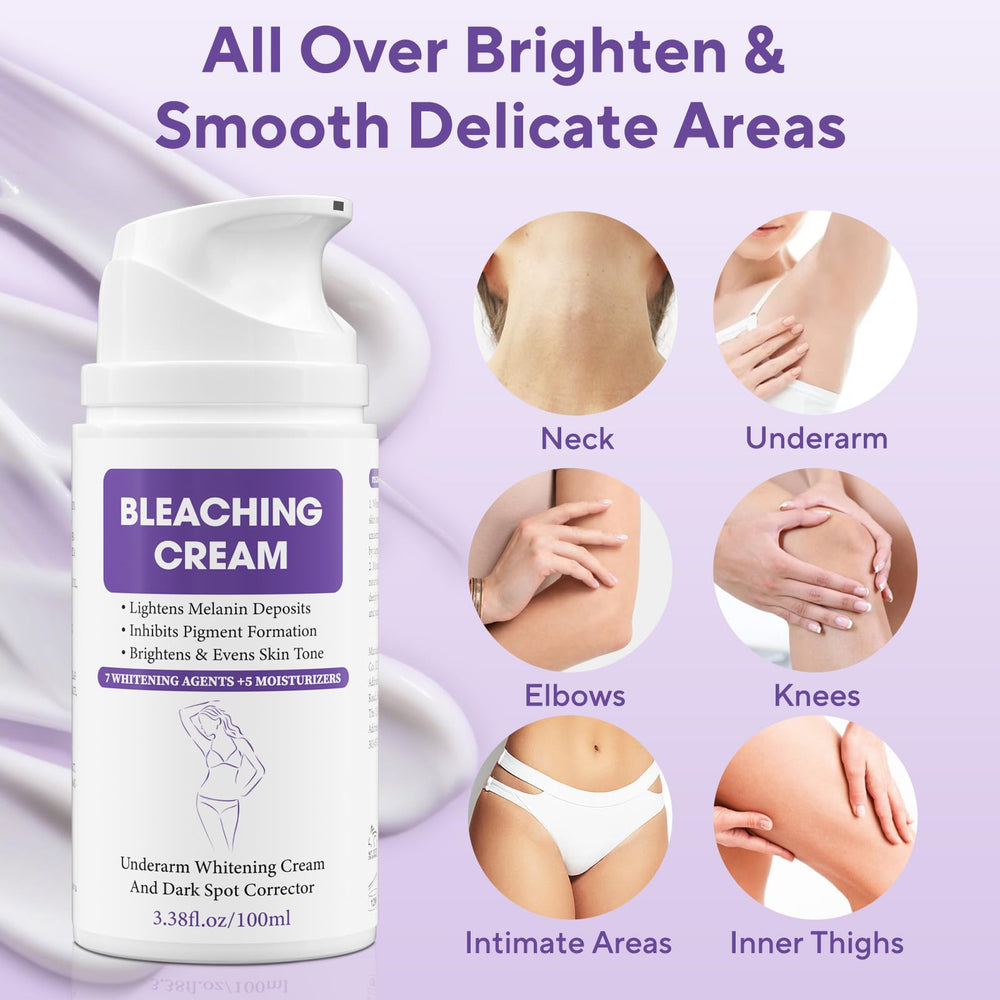 JIANLANPTT Skin Bleaching Cream bottle label highlights vitamin C for gentle brightening
