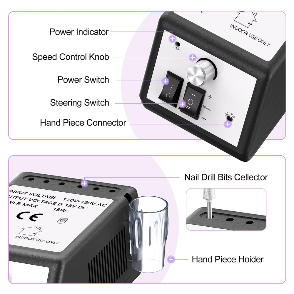 JIASHENG compact design fits on your desk for easy home or salon use