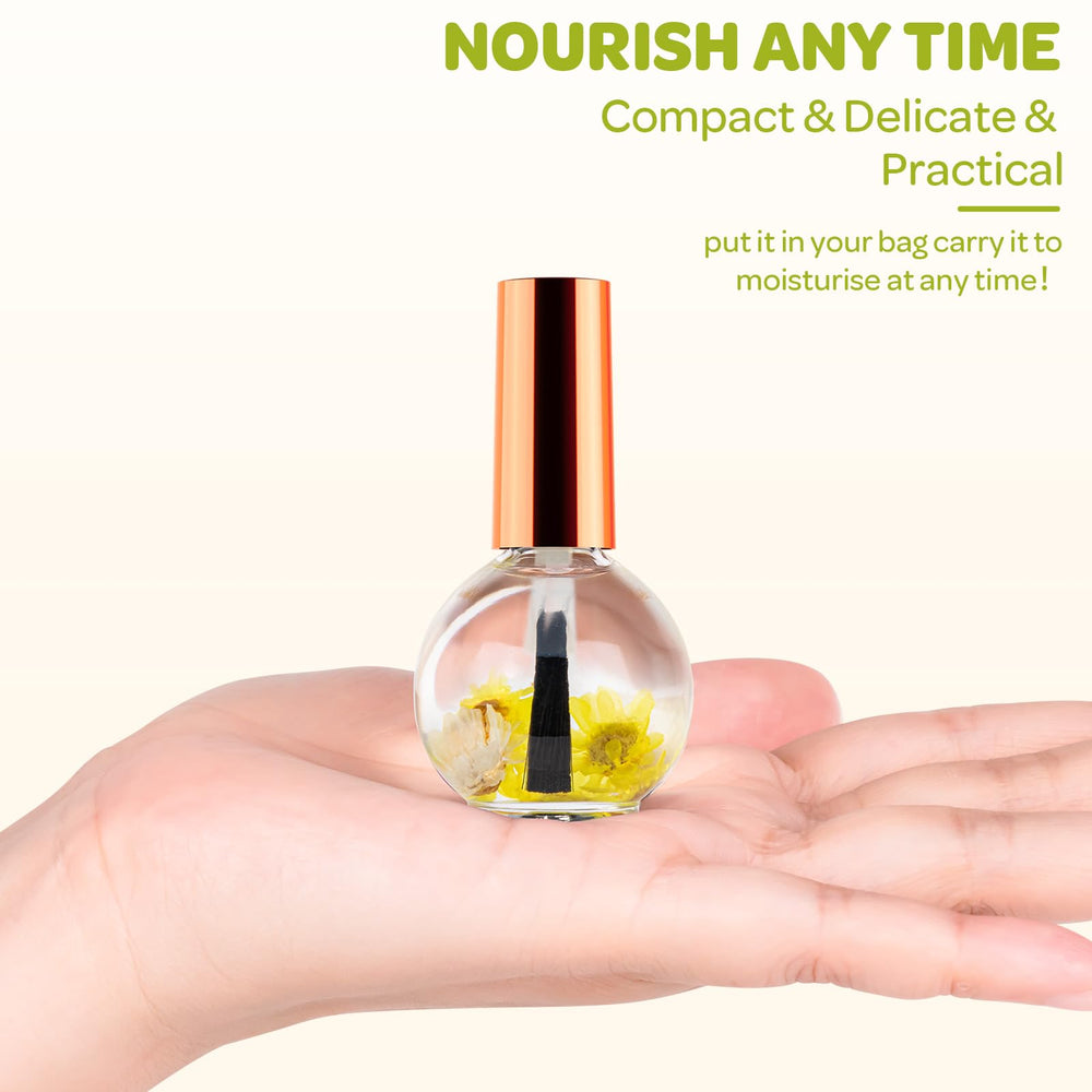 Compact 15ml bottle for on-the-go care