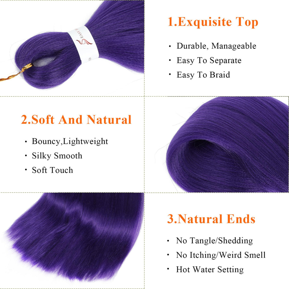 JIEANYAN hot water setting braiding hair allows easy style reshaping.