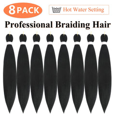 JIEANYAN Yaki texture braiding hair highlights soft touch for natural looking styles.