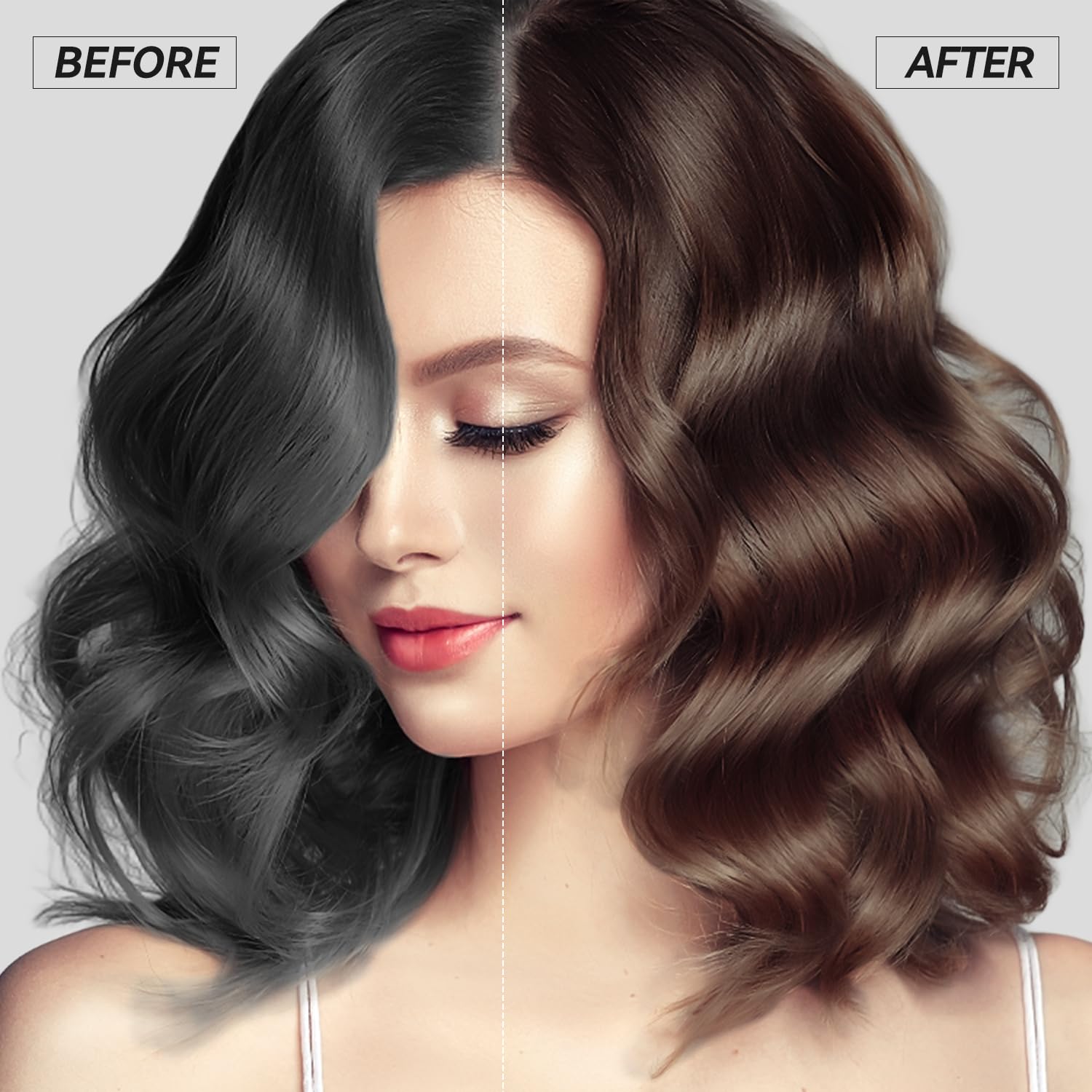 JIESSIA 3-in-1 cleanses, colors, and conditions hair without harsh chemicals