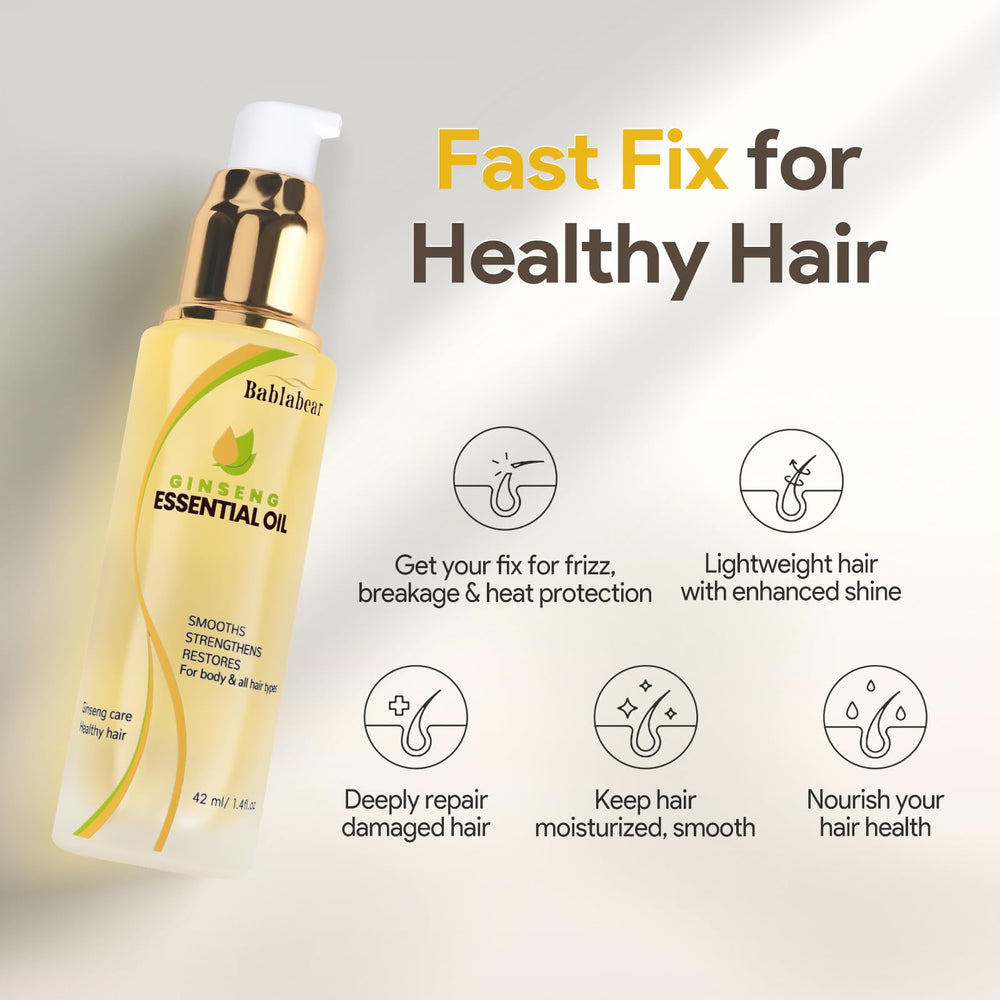 JIESSIA hair oil being applied to mid-length hair for smoothness.