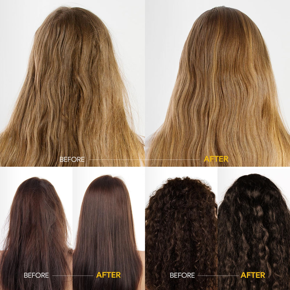 JIESSIA hair oil adds glossy finish to finished hair.
