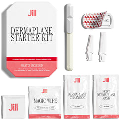 Jill Dermaplane Starter Kit packaging image showing product box for gifting and storage
