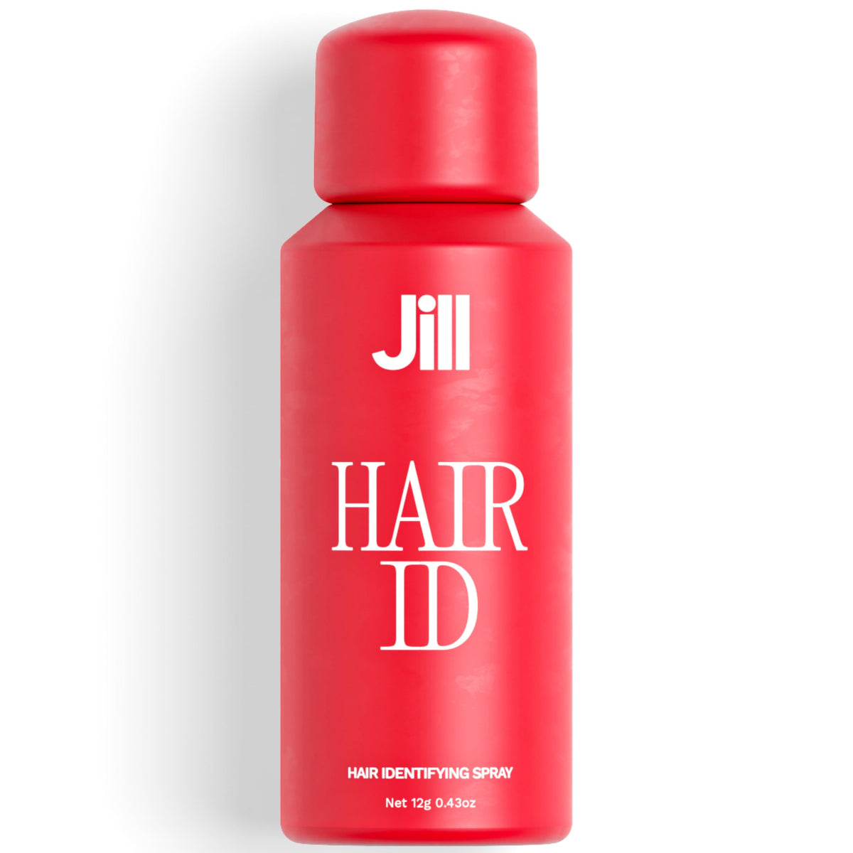 JILL Hair Identifying Spray highlights peach fuzz for precise dermaplaning prep.