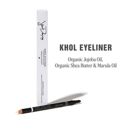 Jillian Dempsey Khol Eyeliner built-in smudger for effortless blending and smoky looks.