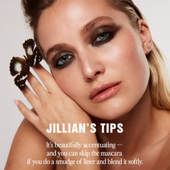 Jillian Dempsey Khol Eyeliner cruelty-free clean formula with jojoba, shea and marula oils.