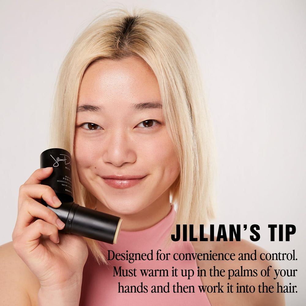 Compact travel-size Jillian Dempsey Roadie Pomade for disciplined style anywhere