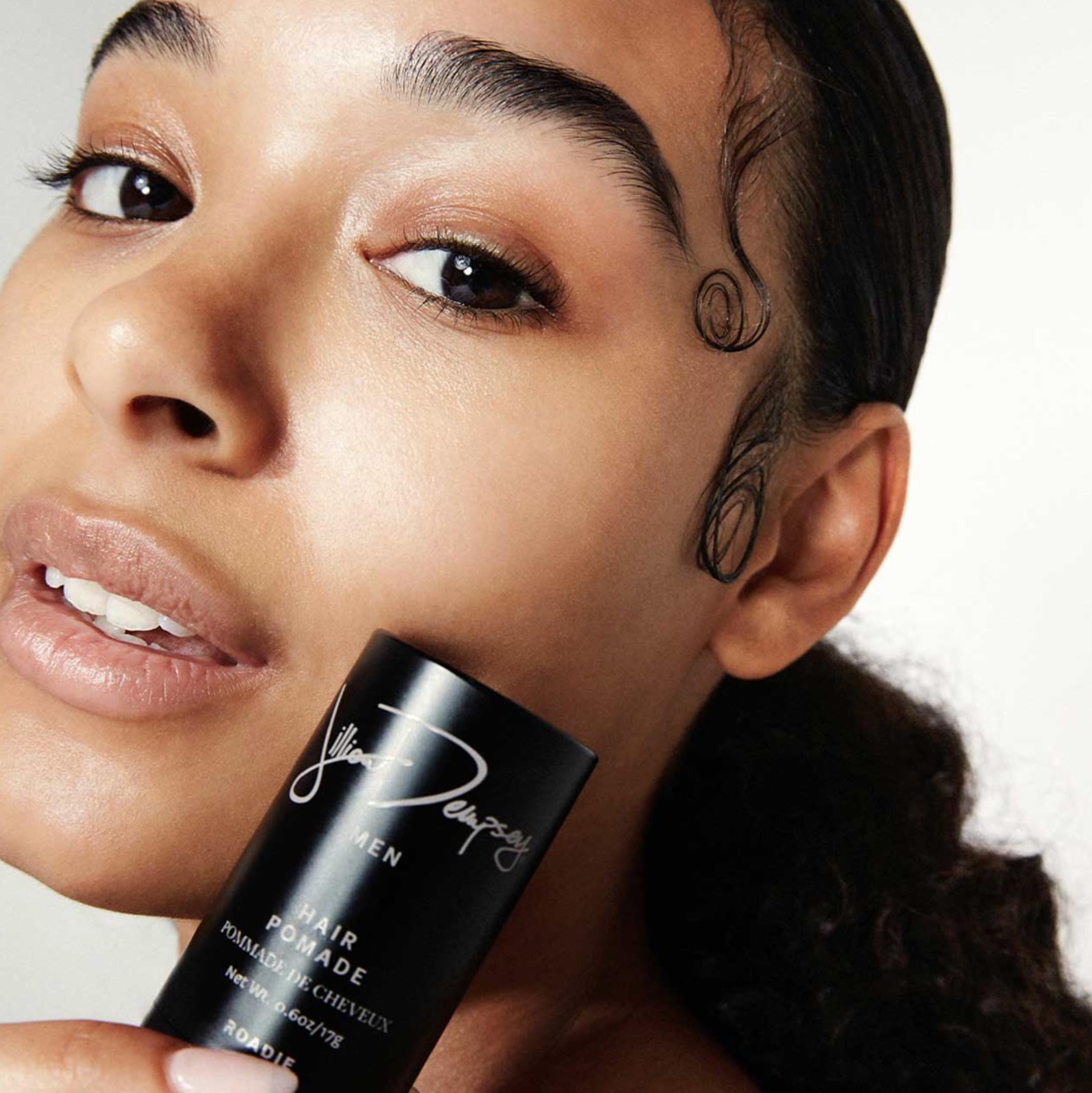 Jillian Dempsey Roadie Hair Pomade with sandalwood oil offers subtle scent during styling