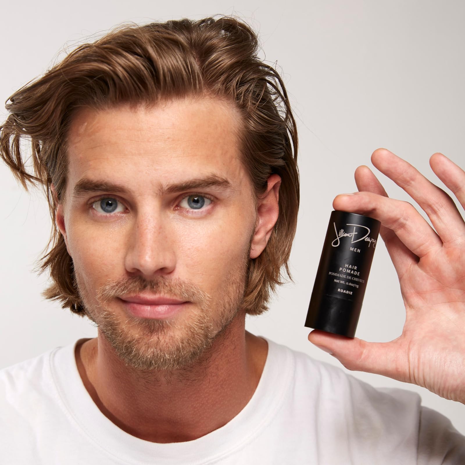 Jillian Dempsey Roadie Hair Pomade creates cool, piecey texture for beach-day hair