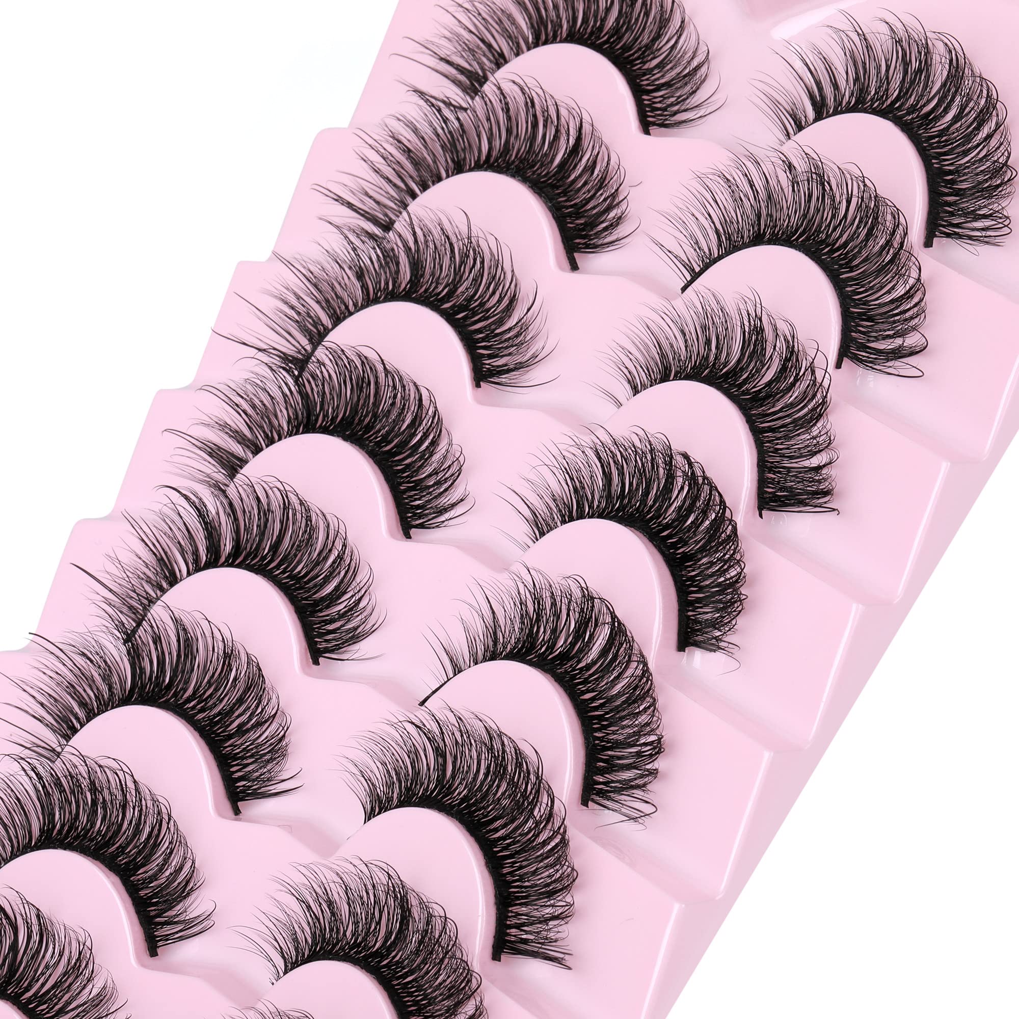 JIMIRE cat-eye lashes long 15mm enhance eye definition and drama