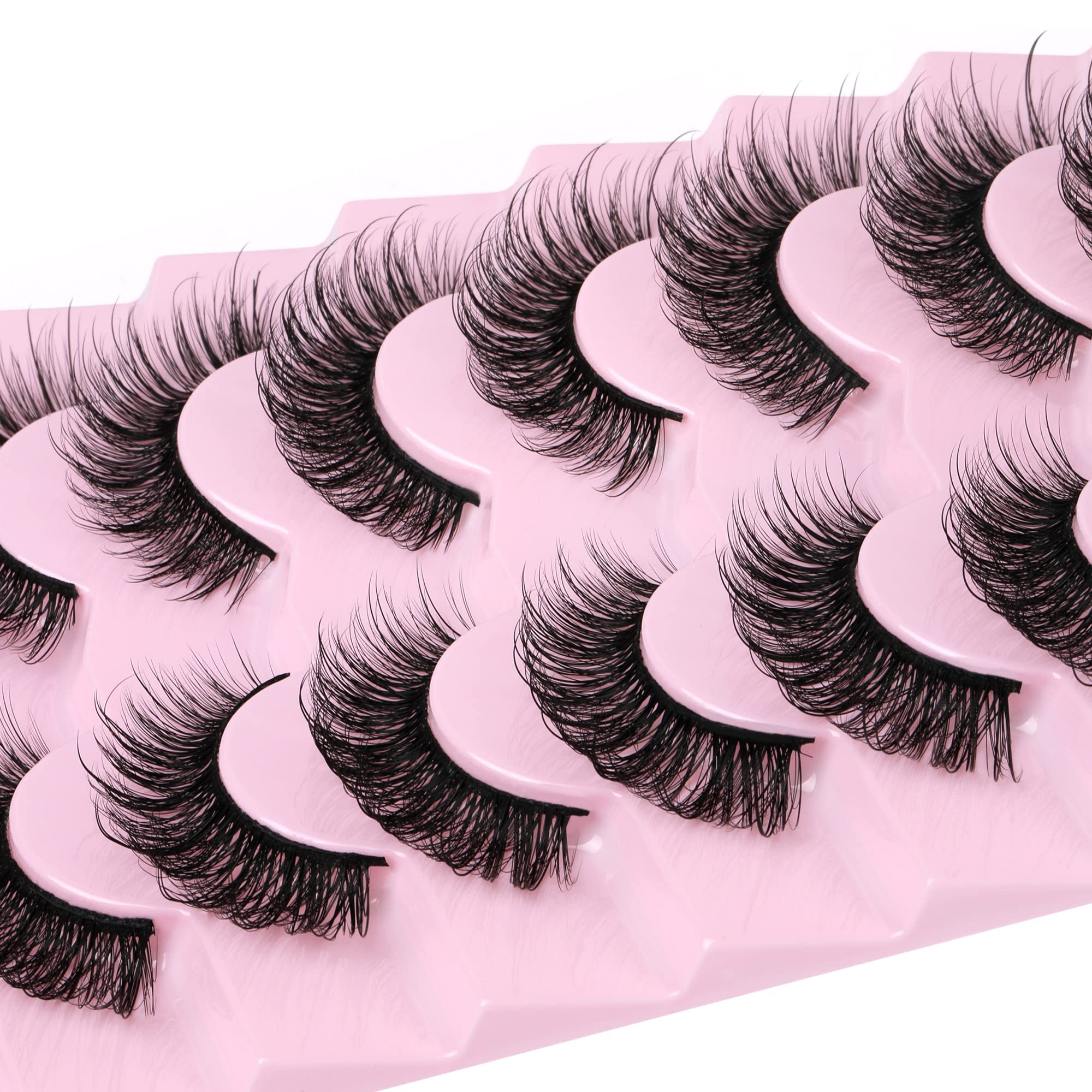 JIMIRE lightweight lashes minimize pressure for extended wear