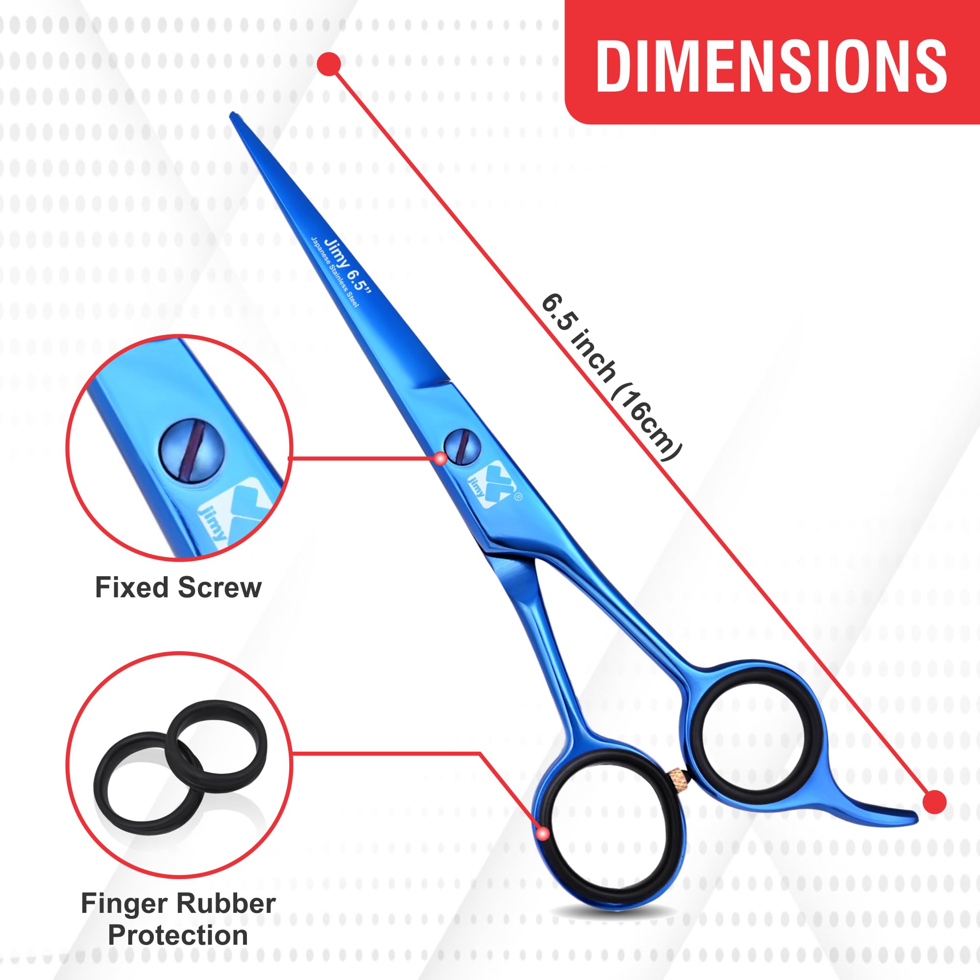 Jimy versatile barber shears suitable for men women and children