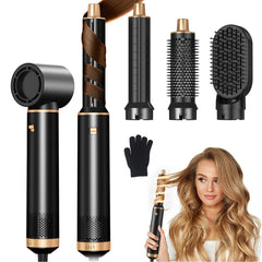 JINYAWA 5-in-1 hair dryer brush in action for versatile styling at home