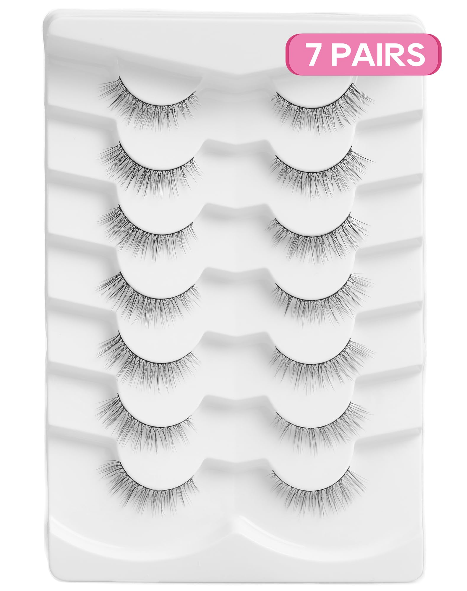 Jiocolor lashes shown with a soft band for light, all-day comfort.
