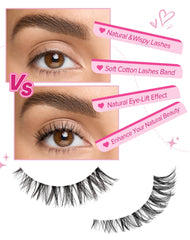 Jiocolor lashes adapt to your eye curve for comfort