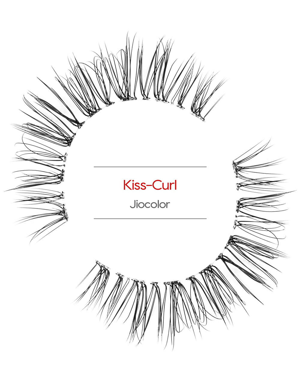 Jiocolor Fairy Strip Lashes flexible band allows easy adjustment to your eye curve.