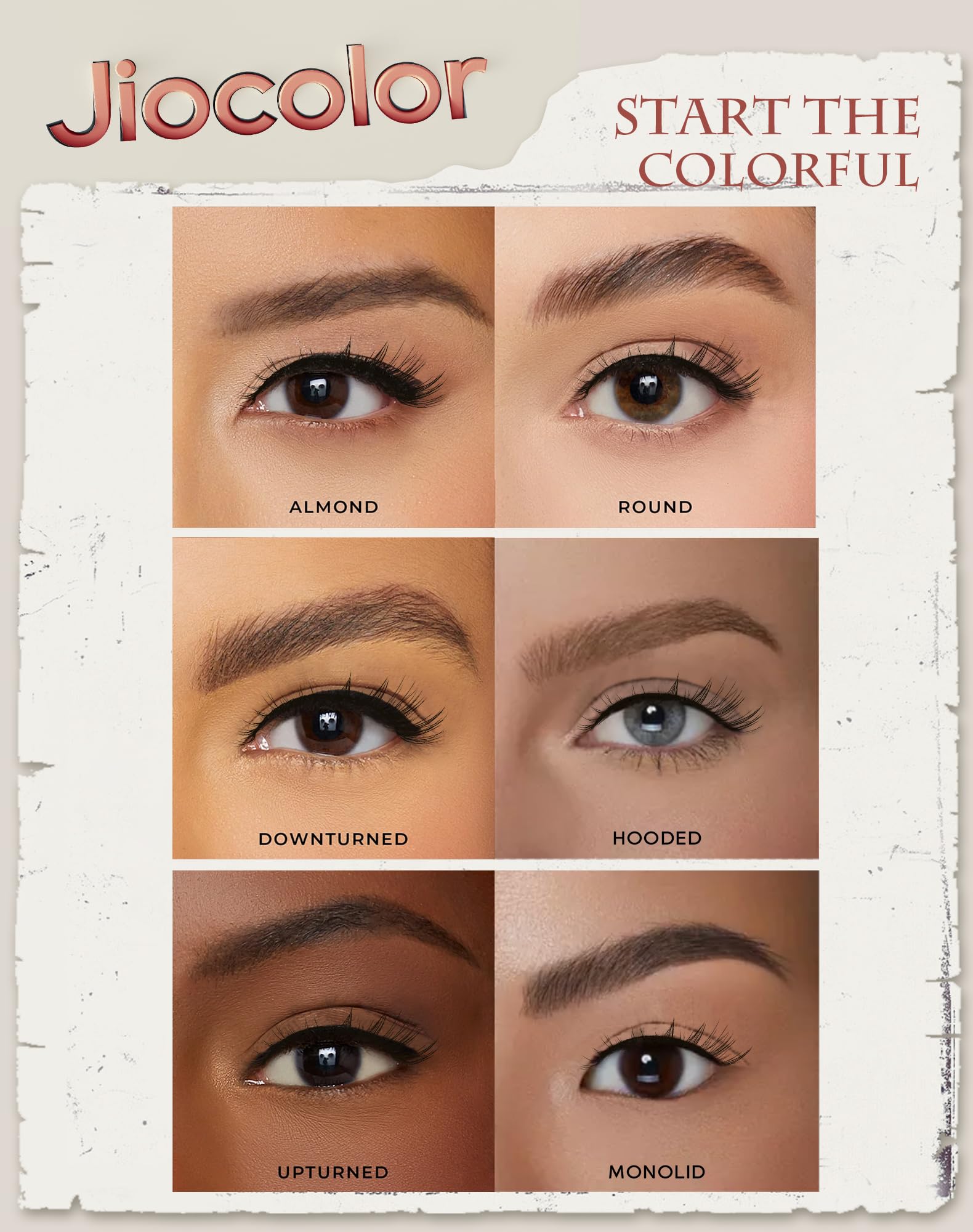 Jiocolor foxy-eye lashes shape eyes with defined lift