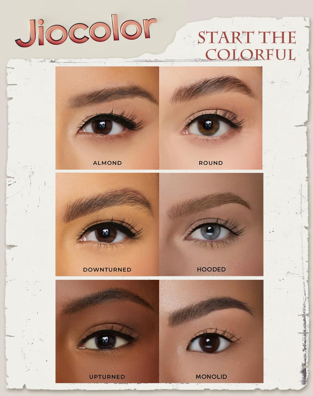 Jiocolor foxy-eye lashes shape eyes with defined lift