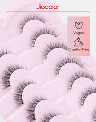 Jiocolor Lashes faux mink texture with soft fibers.