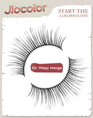 Jiocolor mink lashes with ultra-thin band for seamless blending with lash line.
