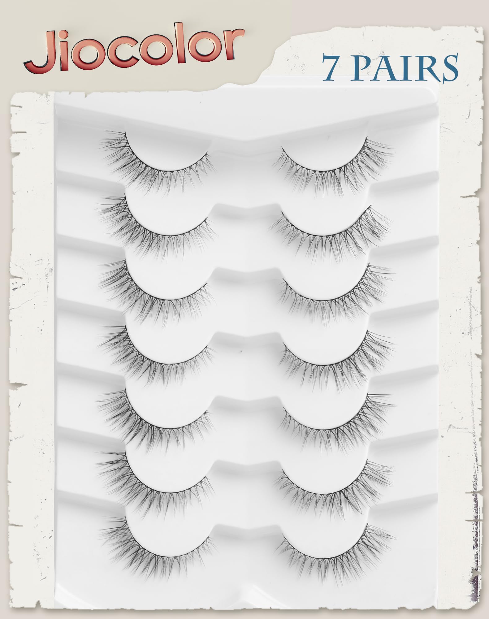 Jiocolor natural lash clusters mimic real lashes for easy drama