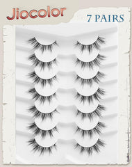 Jiocolor premium fiber lashes mimic real lashes with subtle volume.