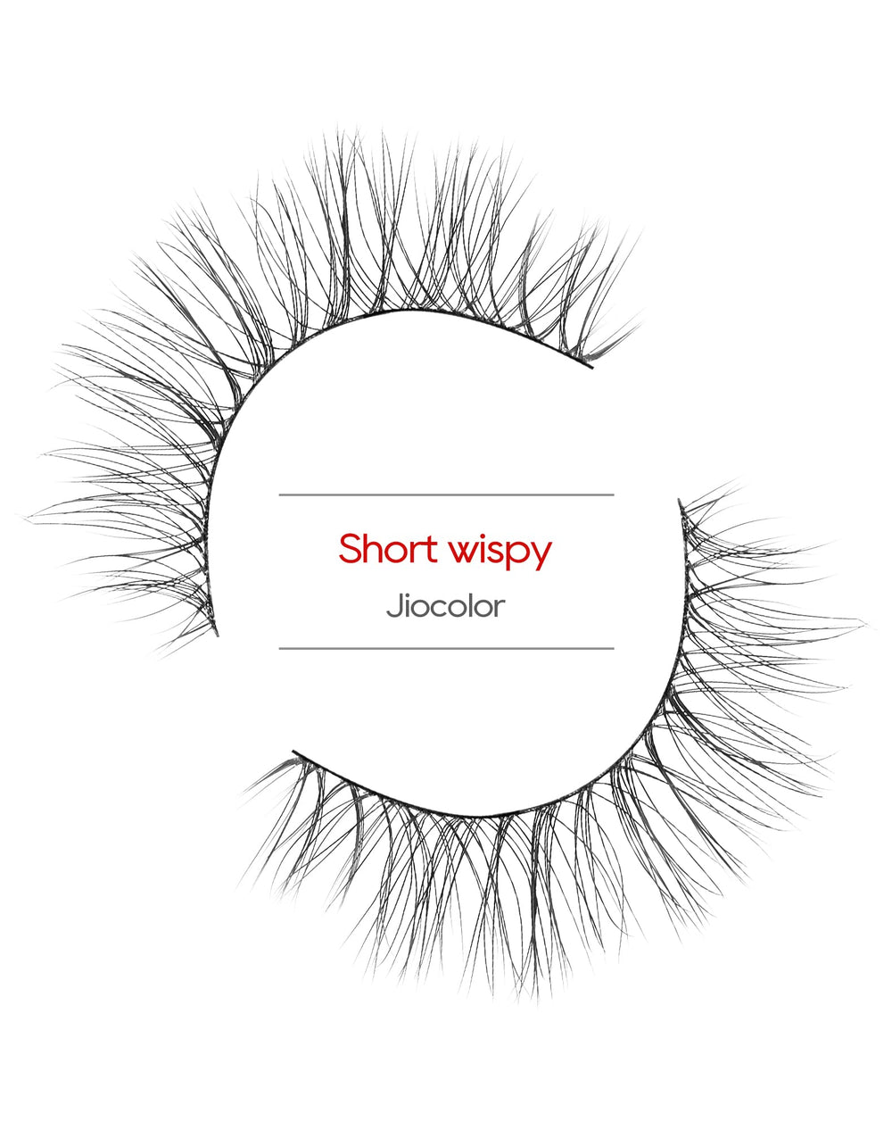 Jiocolor premium fiber lashes—non-irritating, lightweight fibers for natural volume.