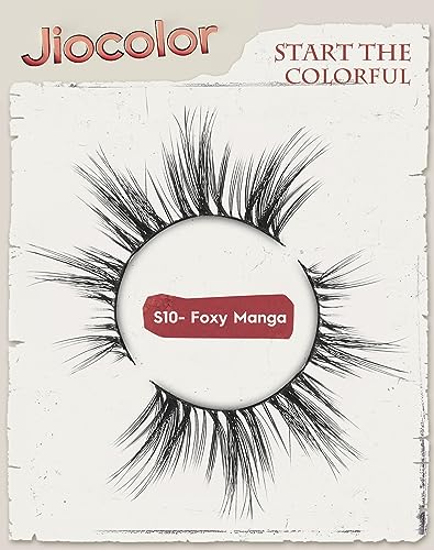 Jiocolor ultra-thin band lashes blend with natural lash line.