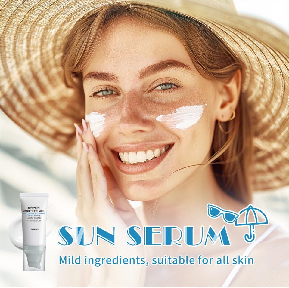 Sunscreen being spread shows fast absorption and non-greasy feel
