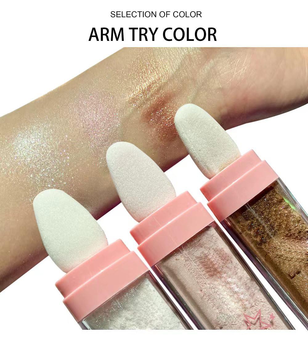 JISKG eye iridescent shimmer enhances lid brightness
