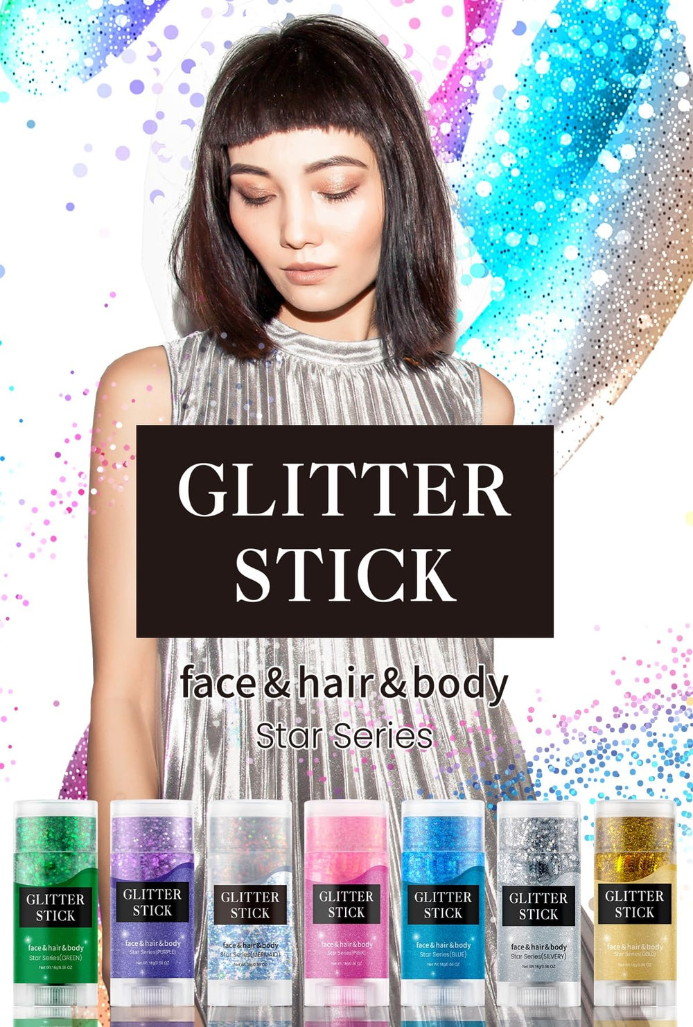 JISKG glitter is ideal for music festivals, concerts, and holiday looks.