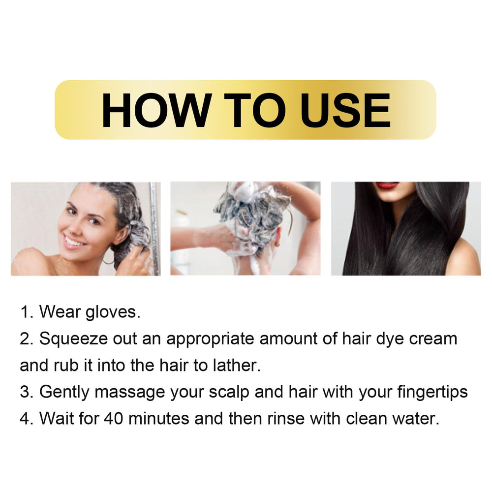 JISKG Plant Bubble Hair Dye Shampoo nourishes scalp during dyeing