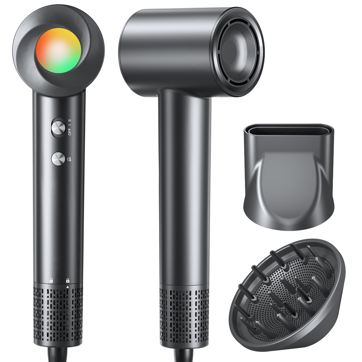 JITOOW hair dryer compact travel design for quick styling on the go.